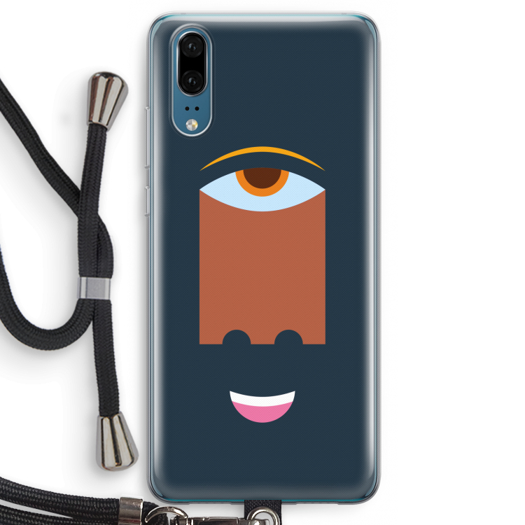 Mono M: Huawei P20 Transparant Hoesje met koord