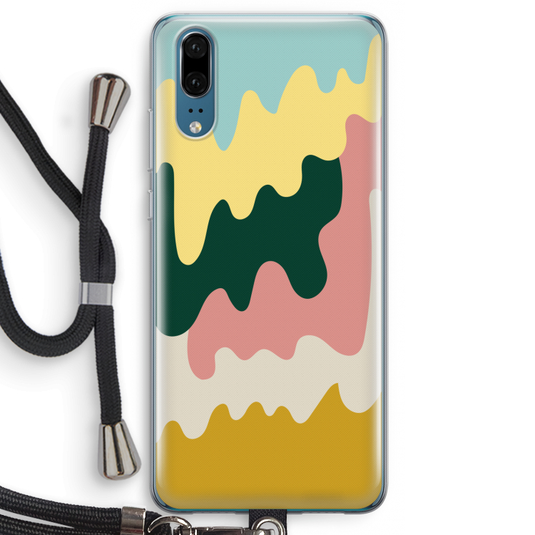 Baar B: Huawei P20 Transparant Hoesje met koord