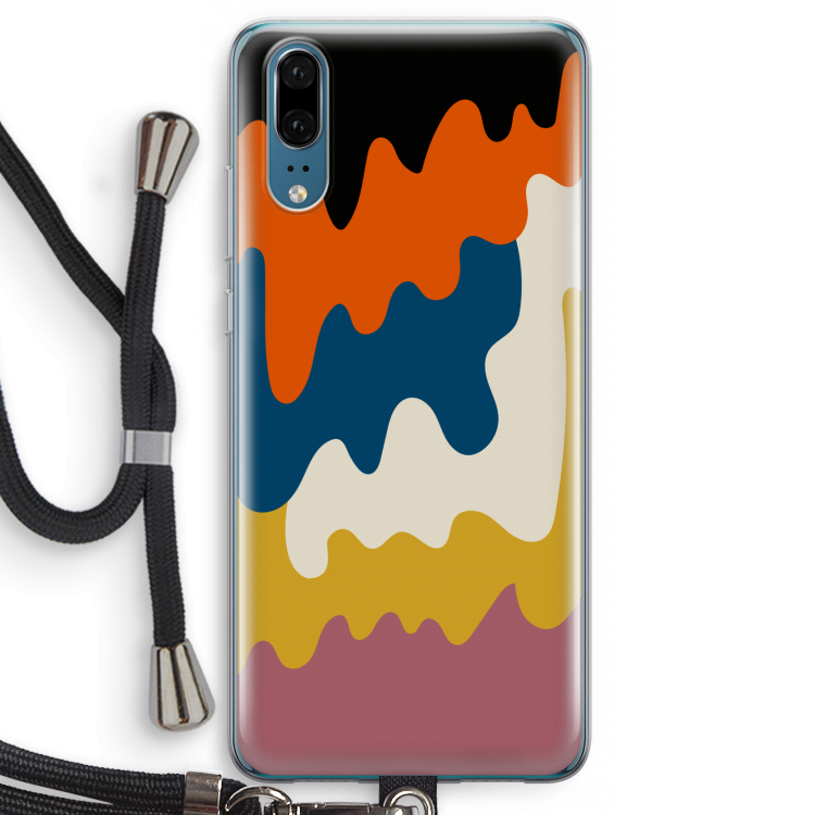 Baar A: Huawei P20 Transparant Hoesje met koord