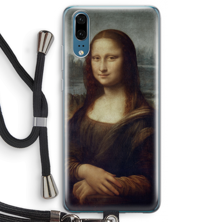 Mona Lisa: Huawei P20 Transparant Hoesje met koord