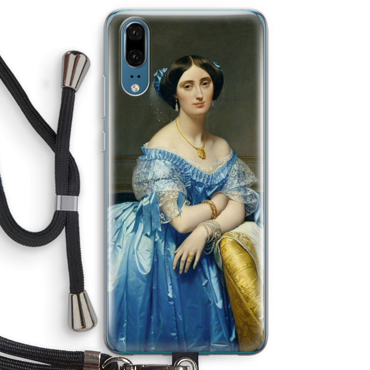 Eleonore: Huawei P20 Transparant Hoesje met koord