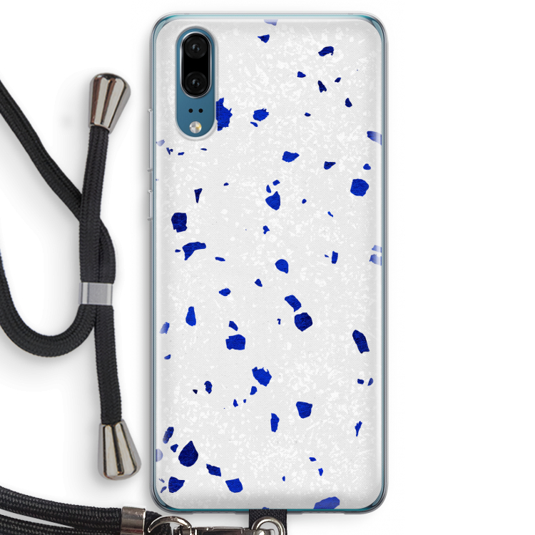 Terrazzo N°5: Huawei P20 Transparant Hoesje met koord