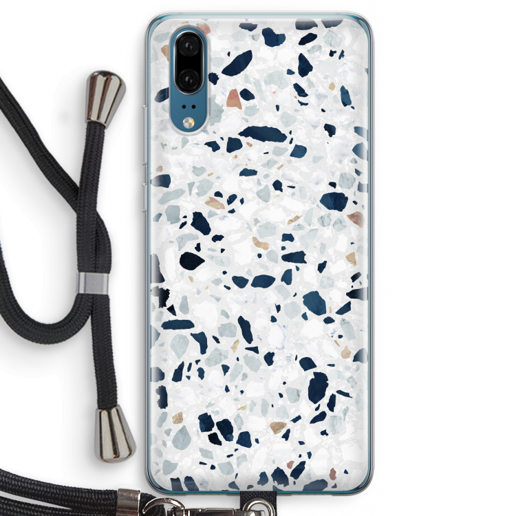 Terrazzo N°1: Huawei P20 Transparant Hoesje met koord