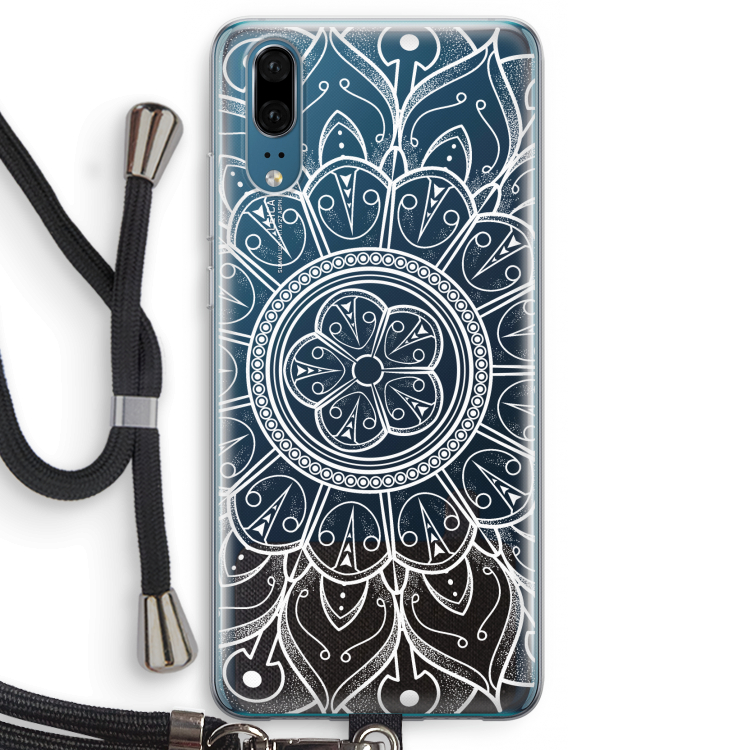 Roses Are Red: Huawei P20 Transparant Hoesje met koord