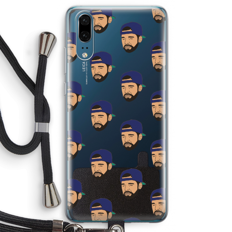 Drake Away: Huawei P20 Transparant Hoesje met koord