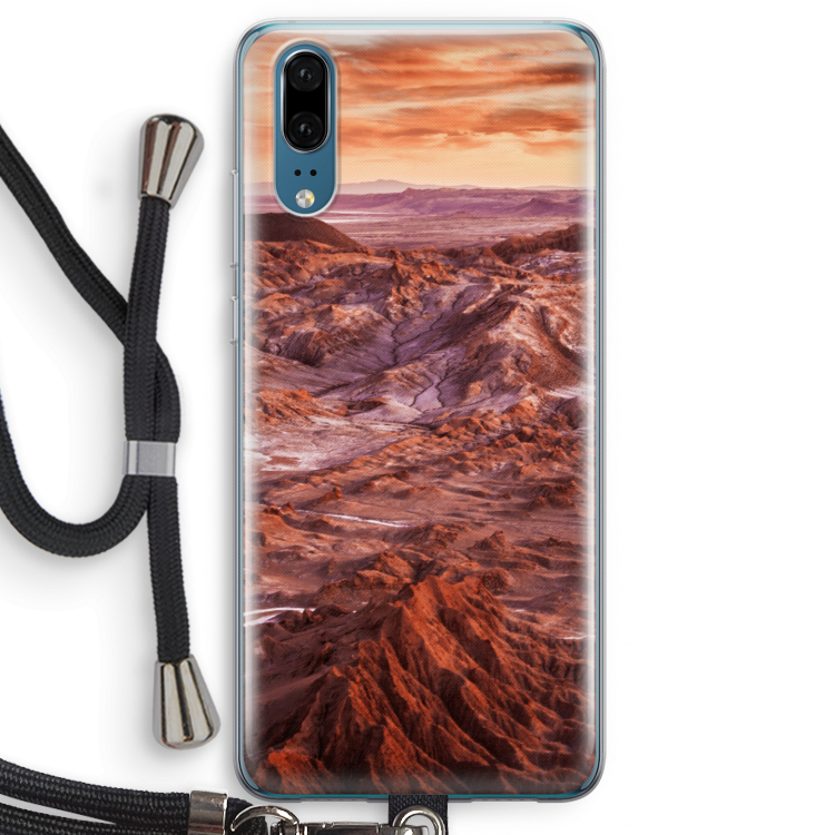 Mars: Huawei P20 Transparant Hoesje met koord