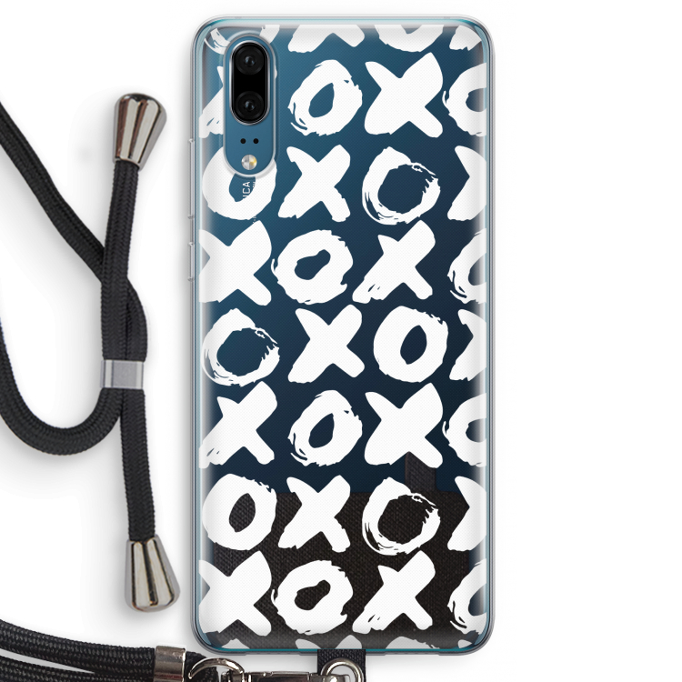 XOXO: Huawei P20 Transparant Hoesje met koord