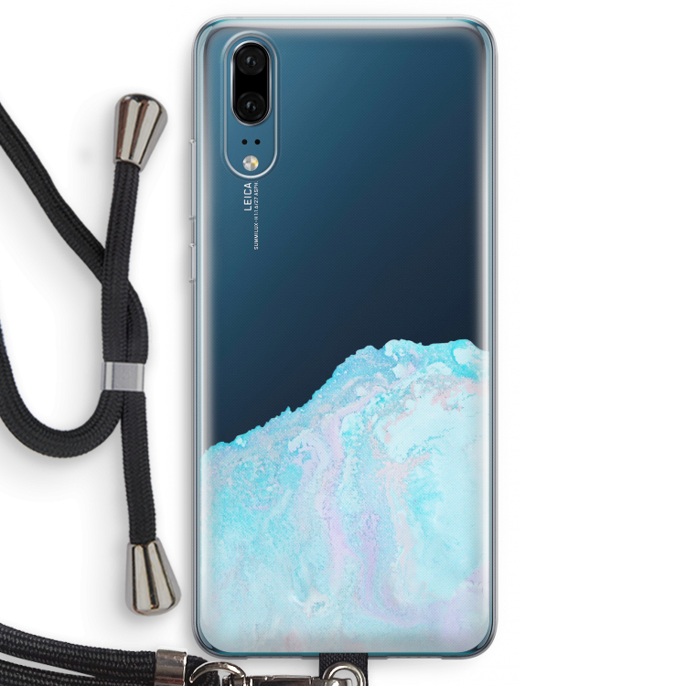 Fantasie pastel: Huawei P20 Transparant Hoesje met koord