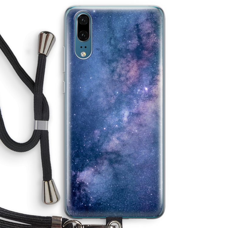 Nebula: Huawei P20 Transparant Hoesje met koord