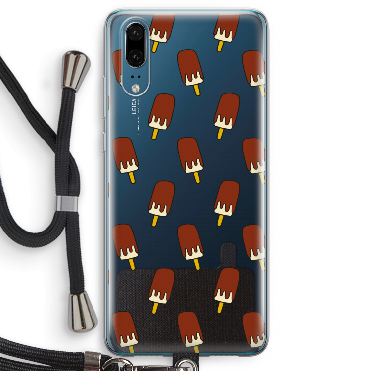 Yummy: Huawei P20 Transparant Hoesje met koord