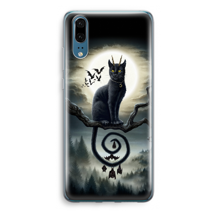 Moonlight Companions: Huawei P20 Transparant Hoesje