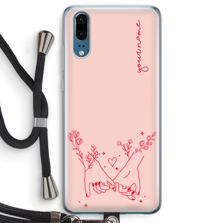 Best Friends: Huawei P20 Transparant Hoesje met koord