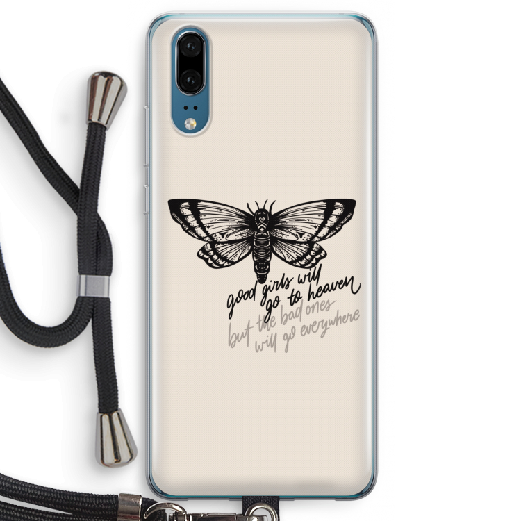 Good or bad: Huawei P20 Transparant Hoesje met koord