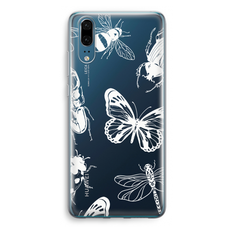 Tiny Bugs: Huawei P20 Transparant Hoesje