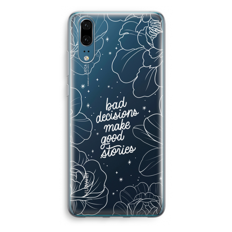 Good stories: Huawei P20 Transparant Hoesje
