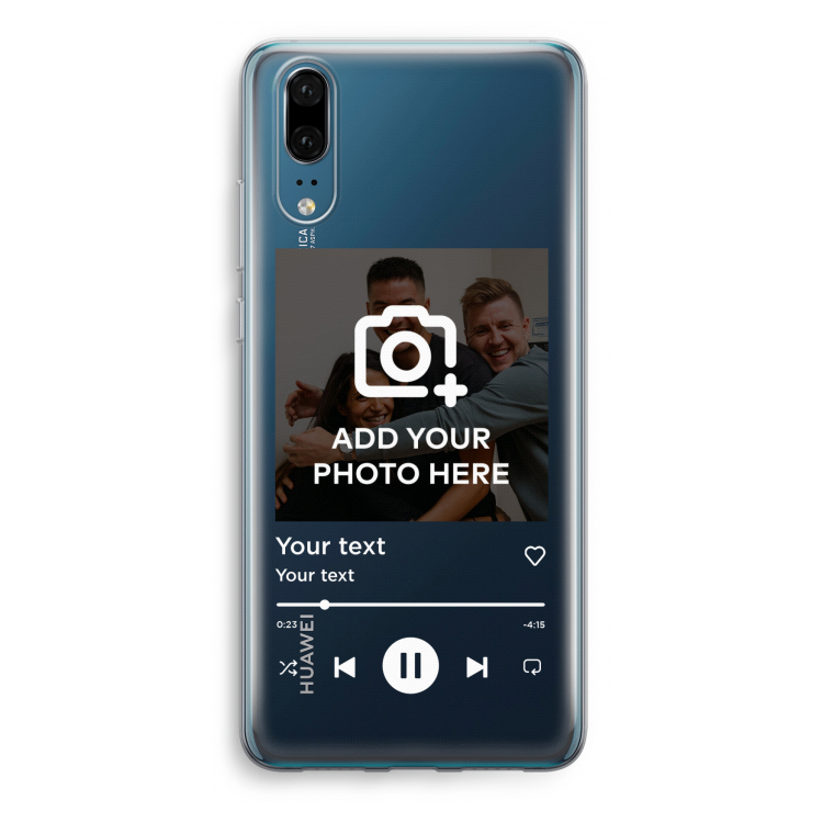 Music Player: Huawei P20 Transparant Hoesje