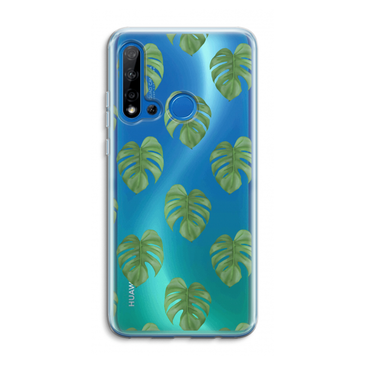 Monstera leaves: Huawei P20 Lite (2019) Transparant Hoesje