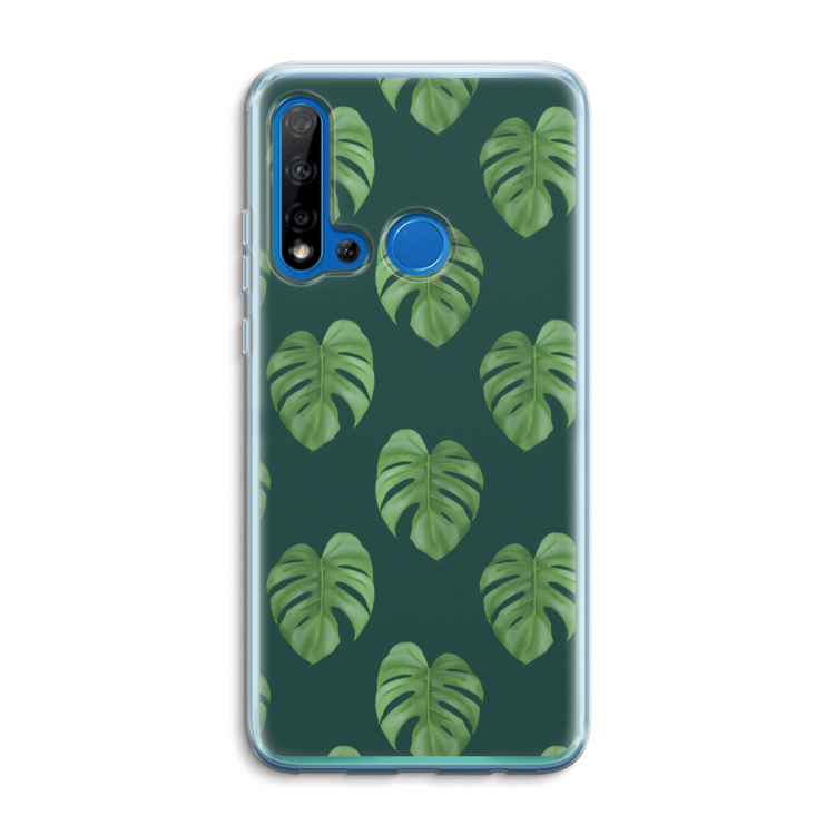 Monstera leaves: Huawei P20 Lite (2019) Transparant Hoesje