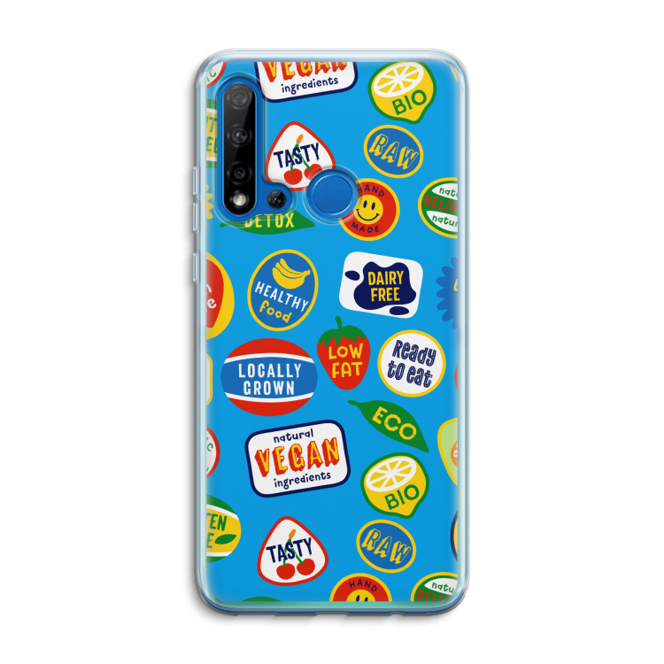 Fruitsticker: Huawei P20 Lite (2019) Transparant Hoesje