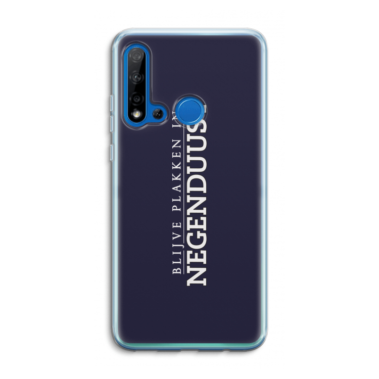 Blijve plakken in Negenduust: Huawei P20 Lite (2019) Transparant Hoesje