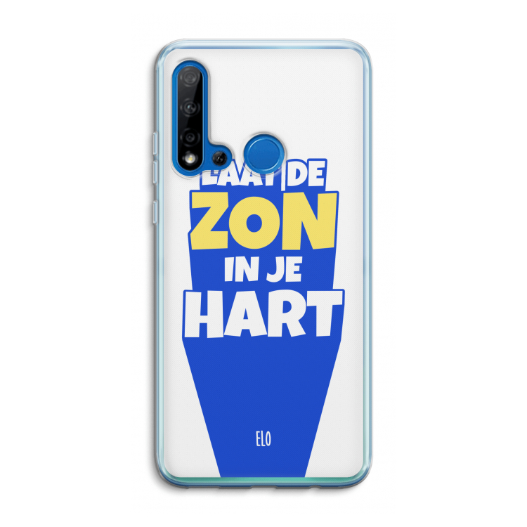 Laat de zon in je hart: Huawei P20 Lite (2019) Transparant Hoesje