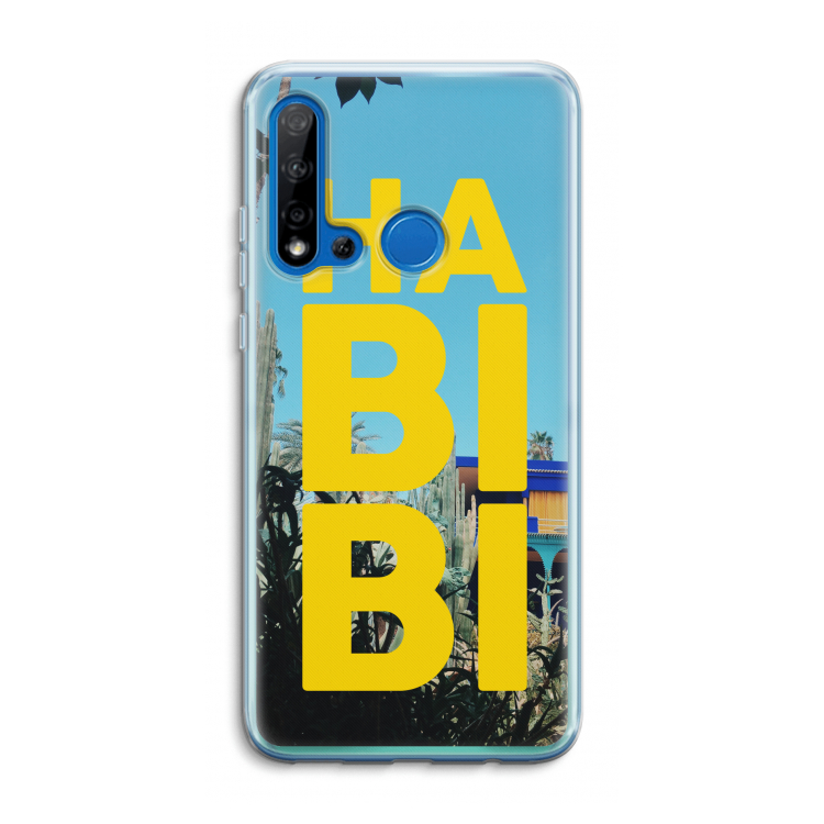 Habibi Majorelle : Huawei P20 Lite (2019) Transparant Hoesje