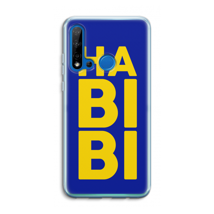 Habibi Blue: Huawei P20 Lite (2019) Transparant Hoesje