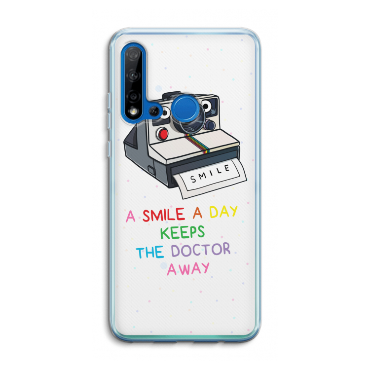 Smile: Huawei P20 Lite (2019) Transparant Hoesje