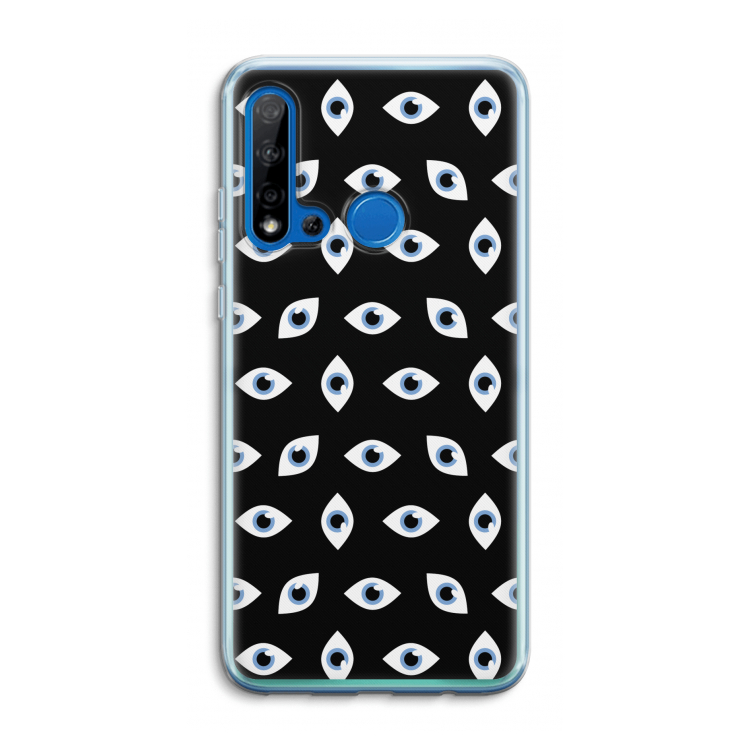 Eyes pattern: Huawei P20 Lite (2019) Transparant Hoesje