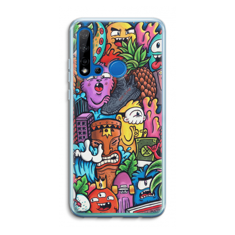 Vexx Mixtape: Huawei P20 Lite (2019) Transparant Hoesje