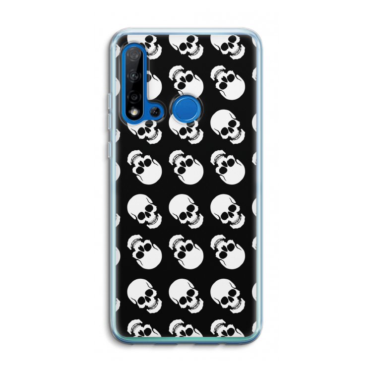 Musketon Skulls: Huawei P20 Lite (2019) Transparant Hoesje