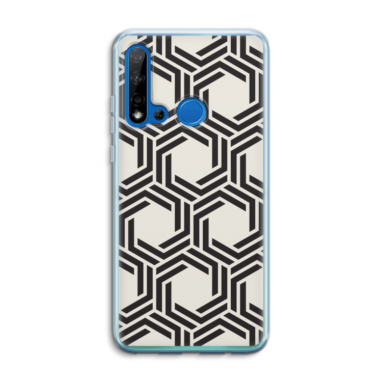 Geometrisch patroon: Huawei P20 Lite (2019) Transparant Hoesje