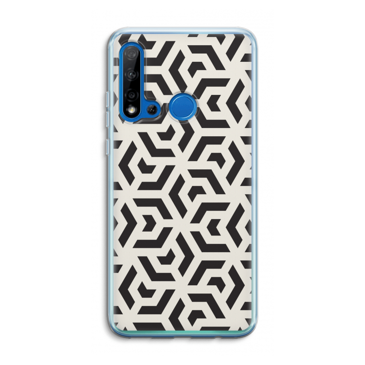 Crazy pattern: Huawei P20 Lite (2019) Transparant Hoesje