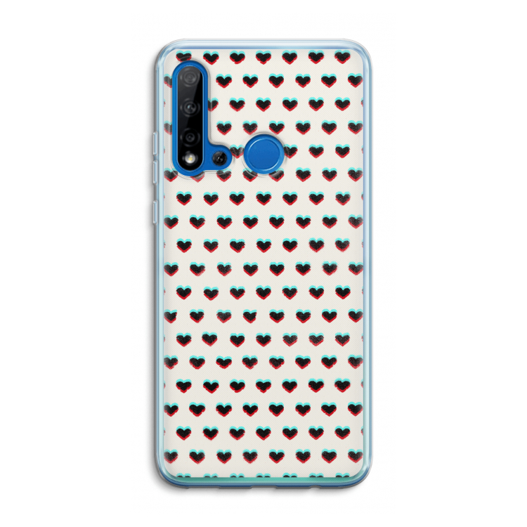 Hartjes: Huawei P20 Lite (2019) Transparant Hoesje