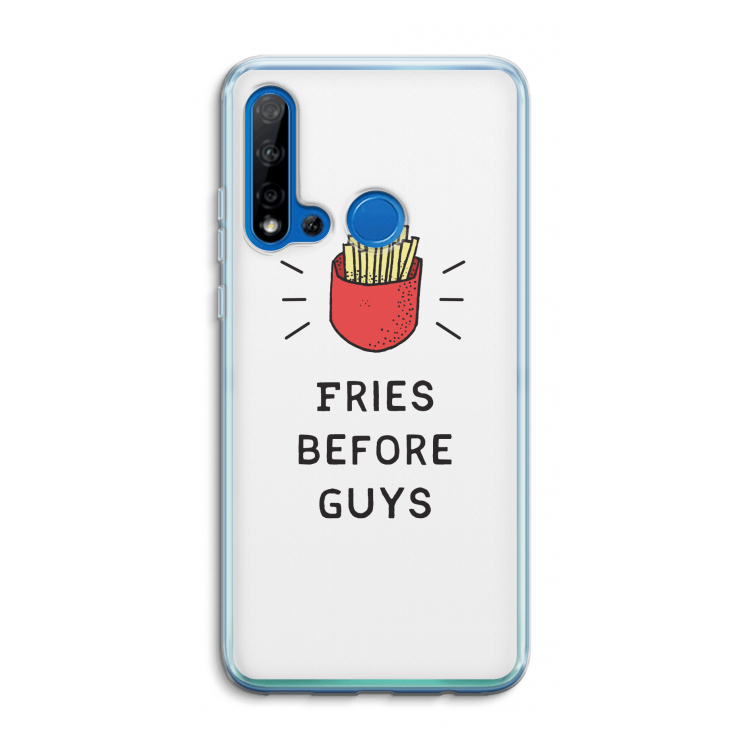 Fries before guys: Huawei P20 Lite (2019) Transparant Hoesje