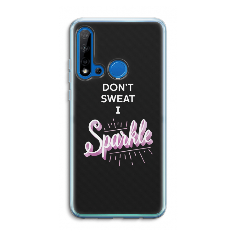 Sparkle quote: Huawei P20 Lite (2019) Transparant Hoesje