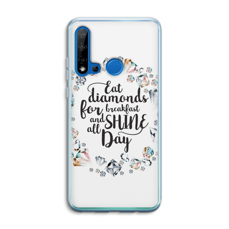 Diamonds: Huawei P20 Lite (2019) Transparant Hoesje