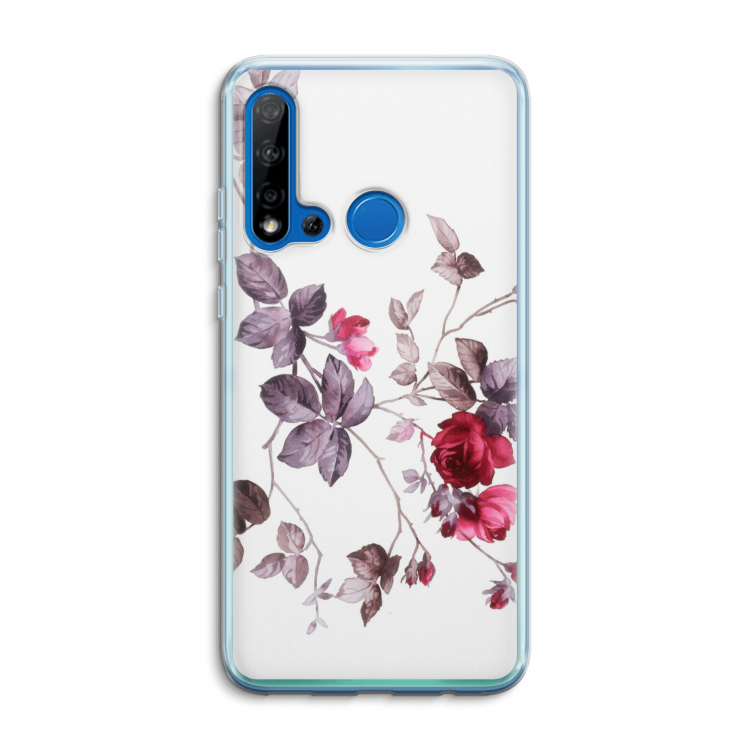 Mooie bloemen: Huawei P20 Lite (2019) Transparant Hoesje