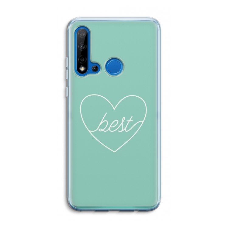 Best heart pastel: Huawei P20 Lite (2019) Transparant Hoesje