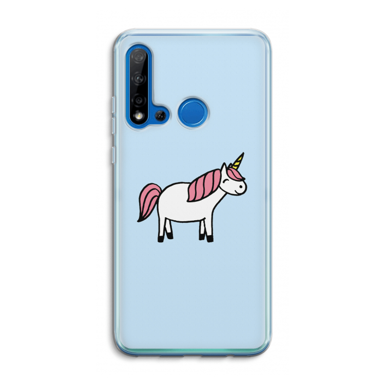 Eenhoorn: Huawei P20 Lite (2019) Transparant Hoesje