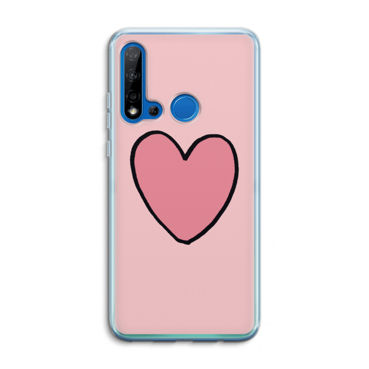 Hartje: Huawei P20 Lite (2019) Transparant Hoesje