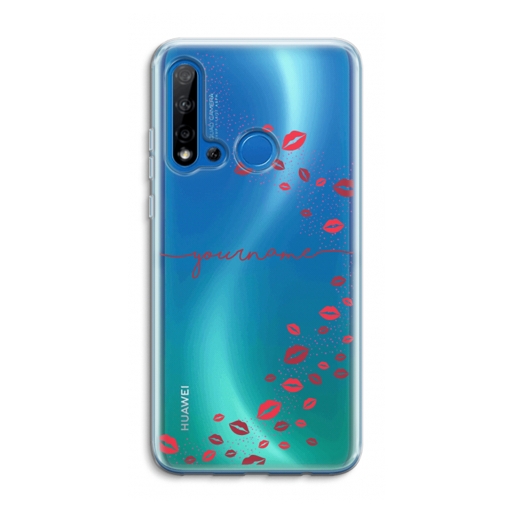 Kusjes: Huawei P20 Lite (2019) Transparant Hoesje