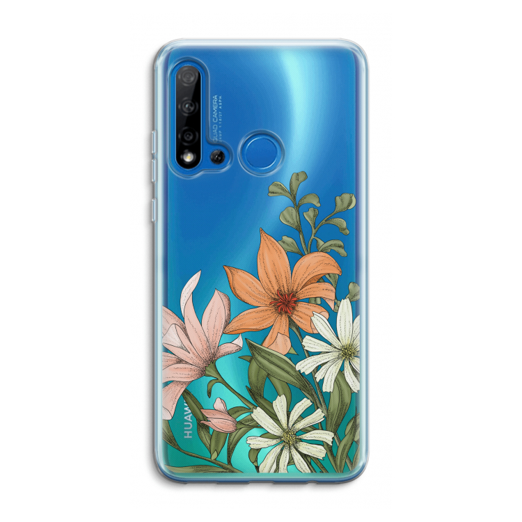 Floral bouquet: Huawei P20 Lite (2019) Transparant Hoesje