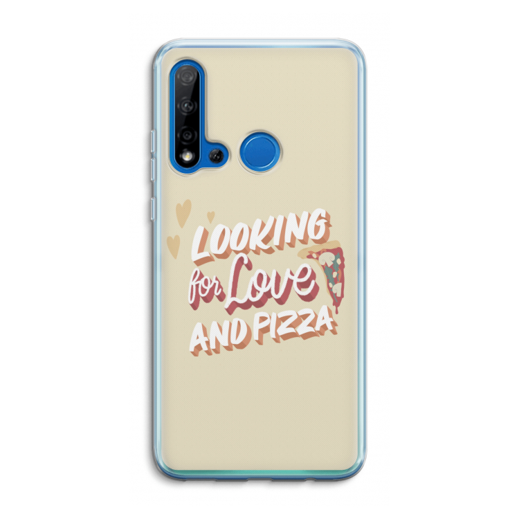 Pizza is the answer: Huawei P20 Lite (2019) Transparant Hoesje