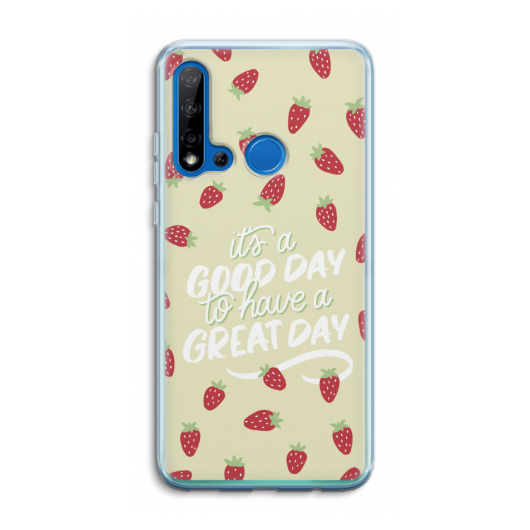 Don't forget to have a great day: Huawei P20 Lite (2019) Transparant Hoesje