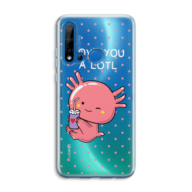 Love You A Lotl: Huawei P20 Lite (2019) Transparant Hoesje