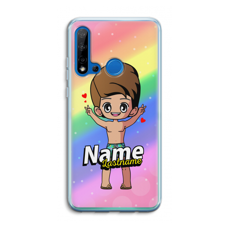Chibi Maker man: Huawei P20 Lite (2019) Transparant Hoesje
