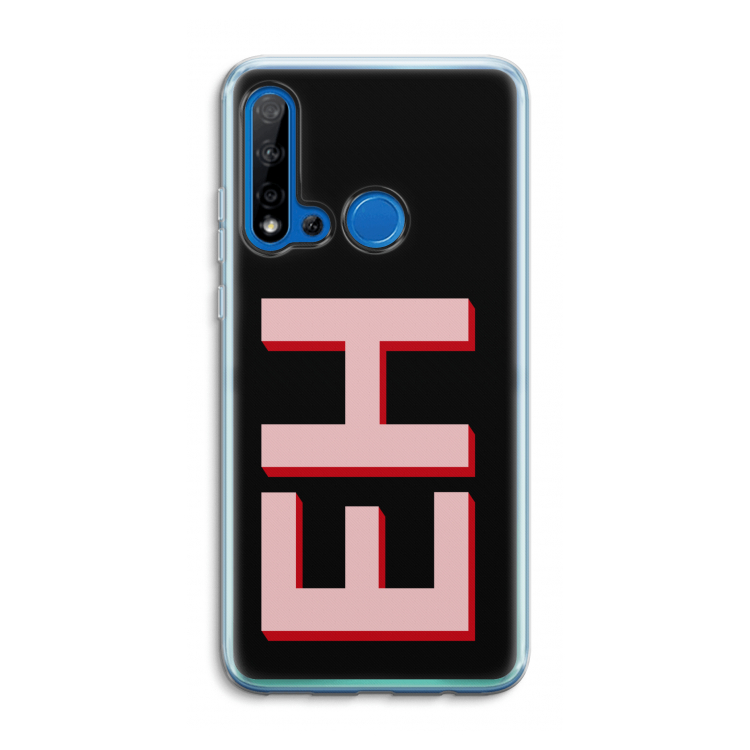 Monogram: Huawei P20 Lite (2019) Transparant Hoesje
