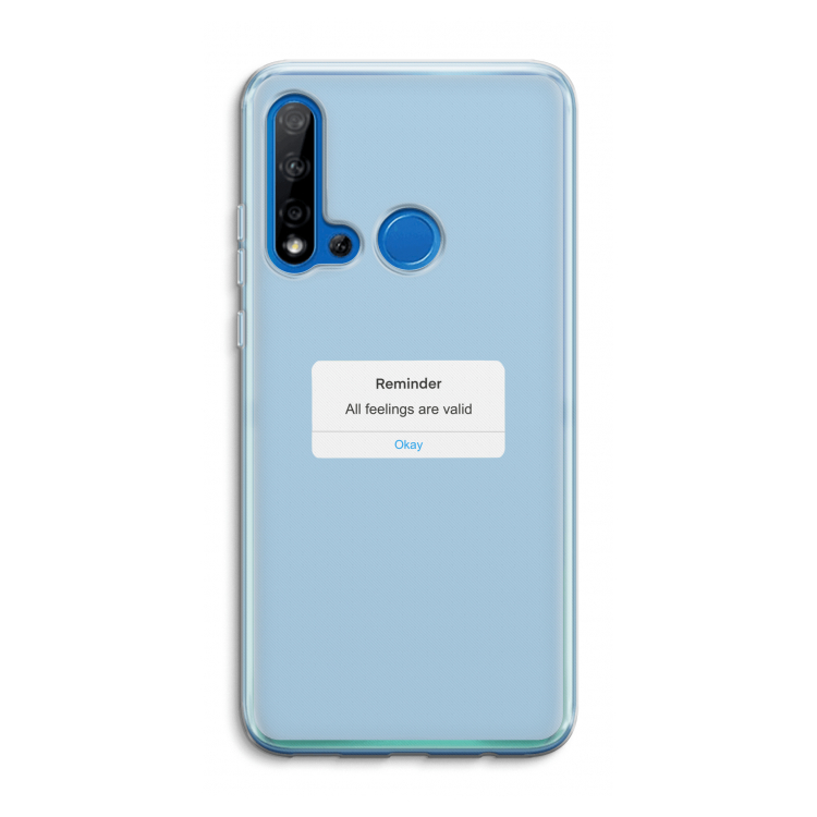 Reminder: Huawei P20 Lite (2019) Transparant Hoesje