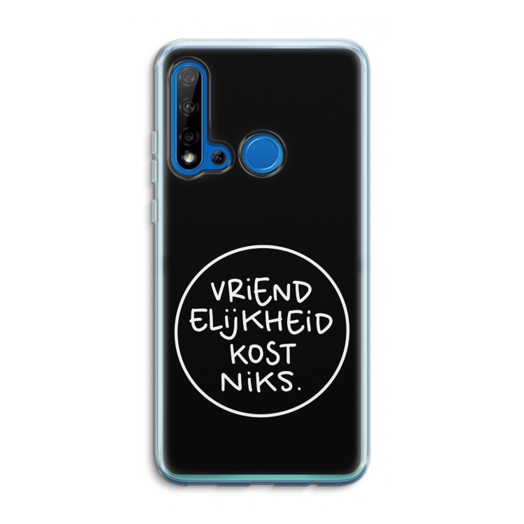 Vriendelijkheid: Huawei P20 Lite (2019) Transparant Hoesje